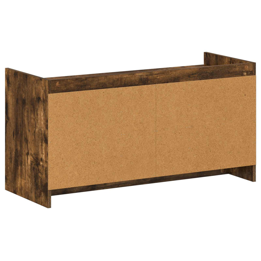 Schoenenkast Gerookt eiken 100 x 39,5 x 51 cm Bewerkt hout