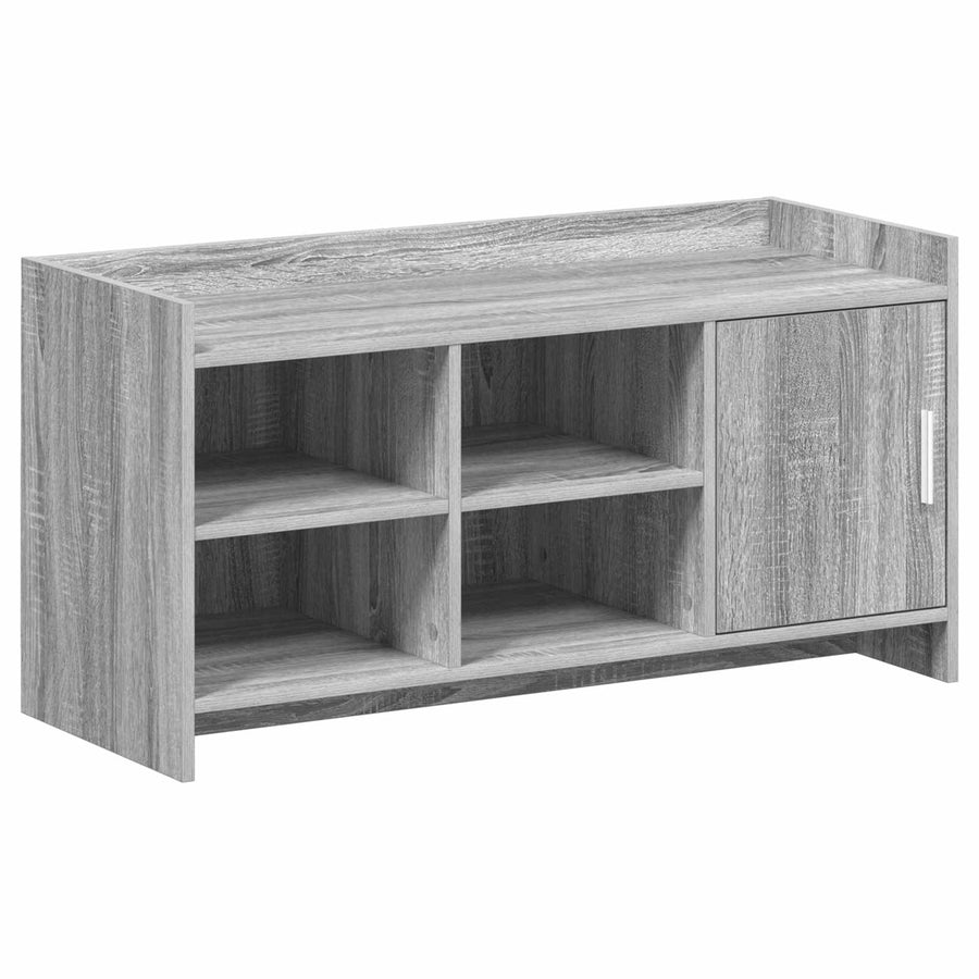 Schoenenkast Grijs Sonoma 100 x 39,5 x 51 cm Bewerkt hout