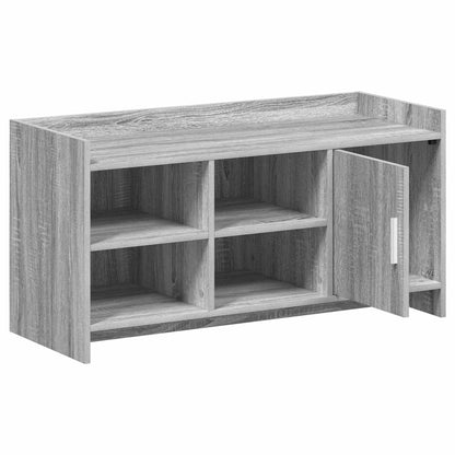 Schoenenkast Grijs Sonoma 100 x 39,5 x 51 cm Bewerkt hout