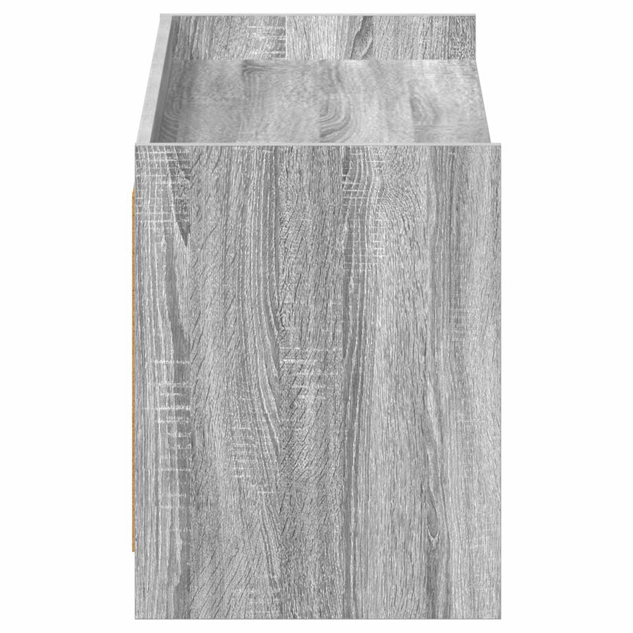 Schoenenkast Grijs Sonoma 100 x 39,5 x 51 cm Bewerkt hout