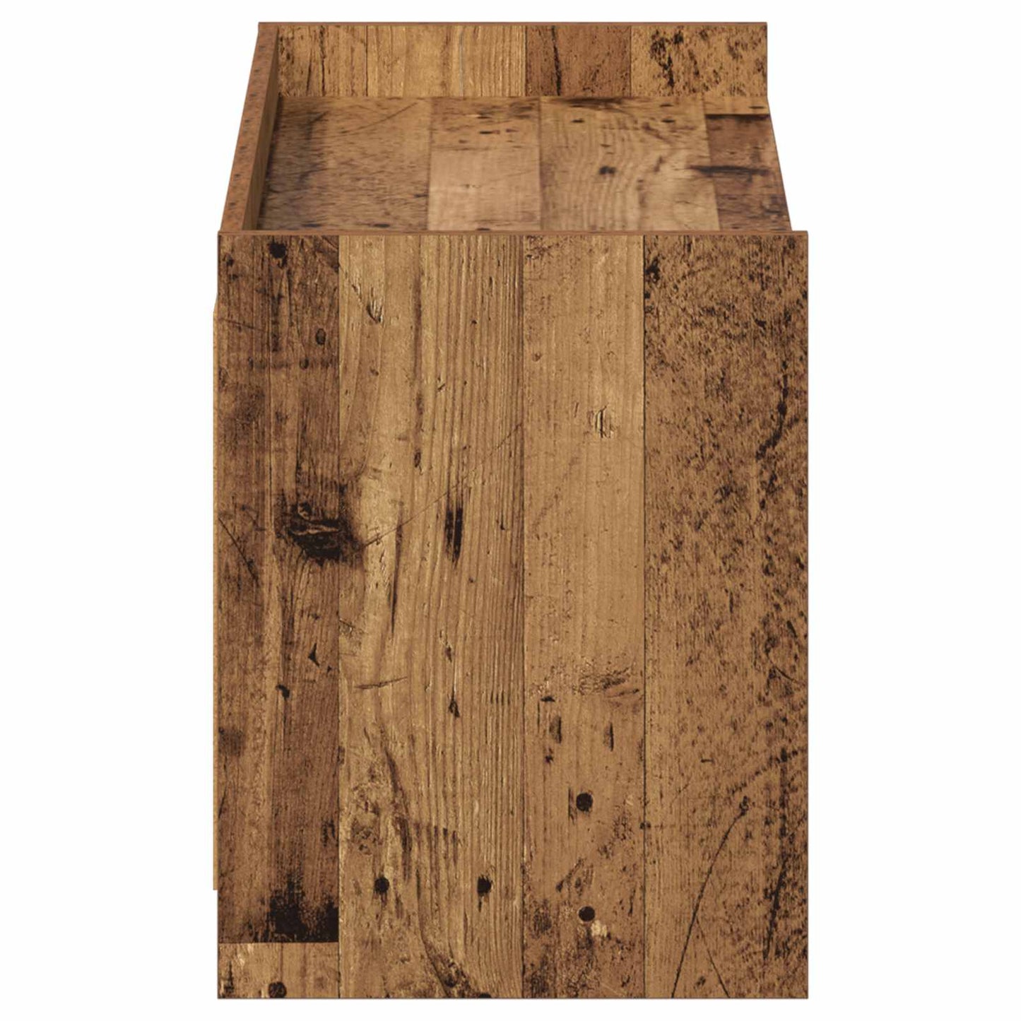 Schoenenkast Oud hout 100 x 39,5 x 51 cm Bewerkt hout