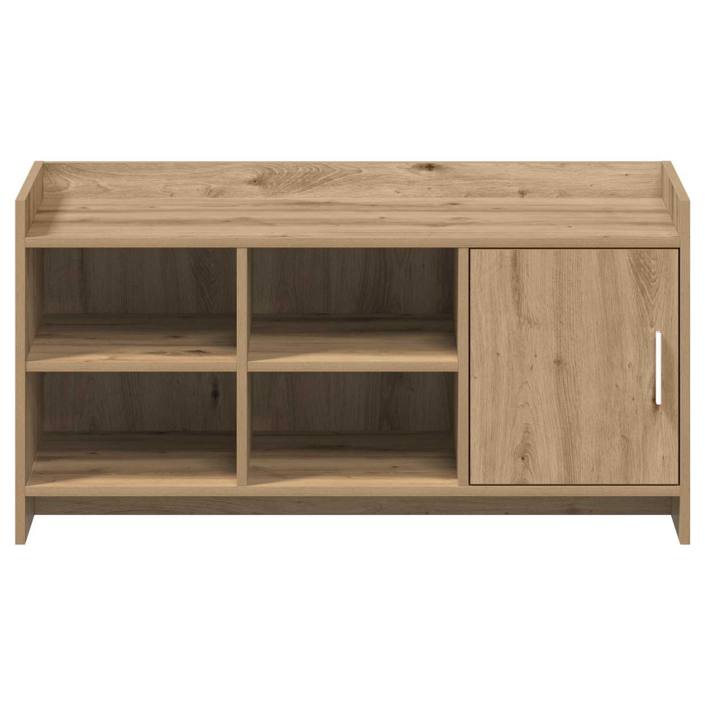 Schoenenkast Artisanaal eiken 100 x 39,5 x 51 cm Bewerkt hout