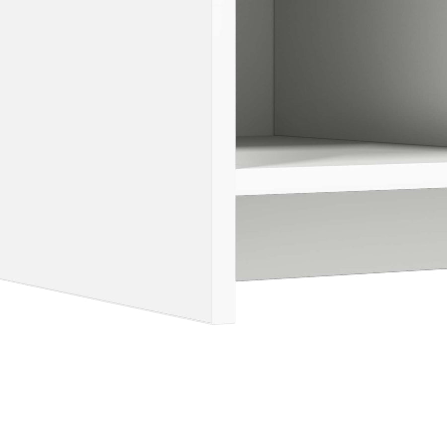 Schoenenkast met opslag Wit 85 x 39,5 x 70 cm Bewerkt hout