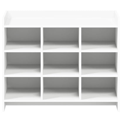 Schoenenkast met opslag Wit 85 x 39,5 x 70 cm Bewerkt hout