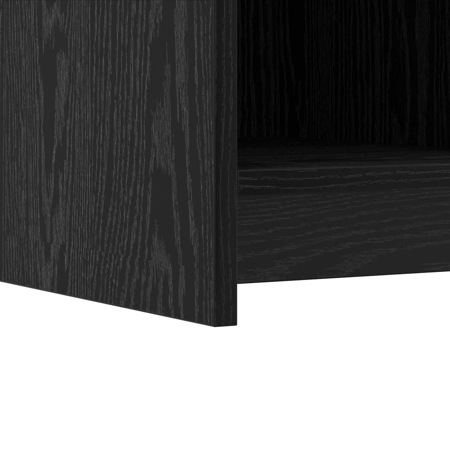 Schoenenkast Zwart eiken 85 x 39,5 x 70 cm Bewerkt hout
