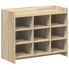 Schoenenkast 85x39,5x70 cm bewerkt hout Sonoma eiken