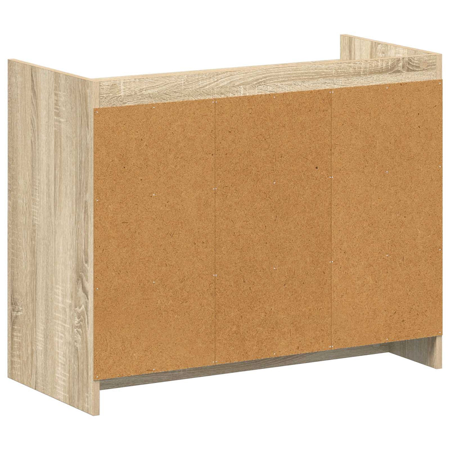 Schoenenkast Sonoma Eiken 85 x 39,5 x 70 cm Bewerkt hout