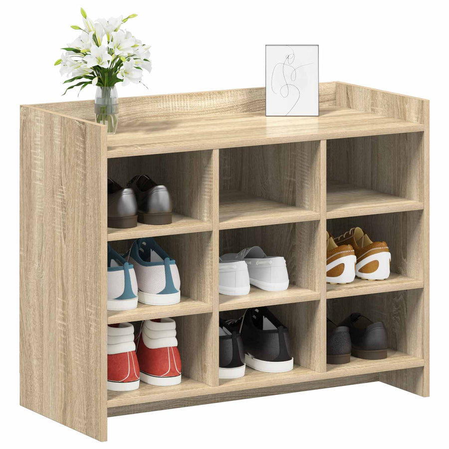 Schoenenkast Sonoma Eiken 85 x 39,5 x 70 cm Bewerkt hout