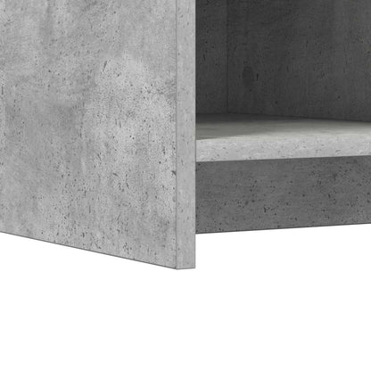 Schoenenkast Betongrijs 85 x 39,5 x 70 cm Bewerkt hout