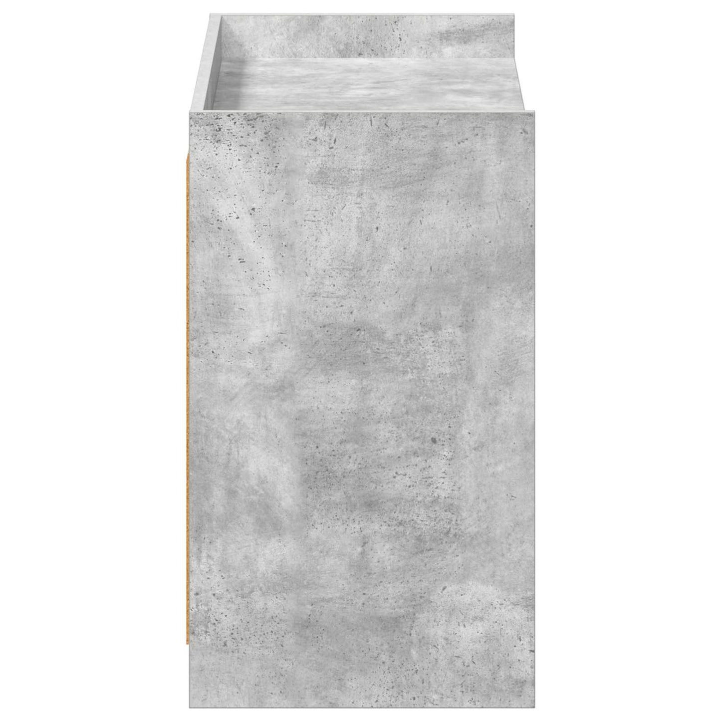 Schoenenkast Betongrijs 85 x 39,5 x 70 cm Bewerkt hout