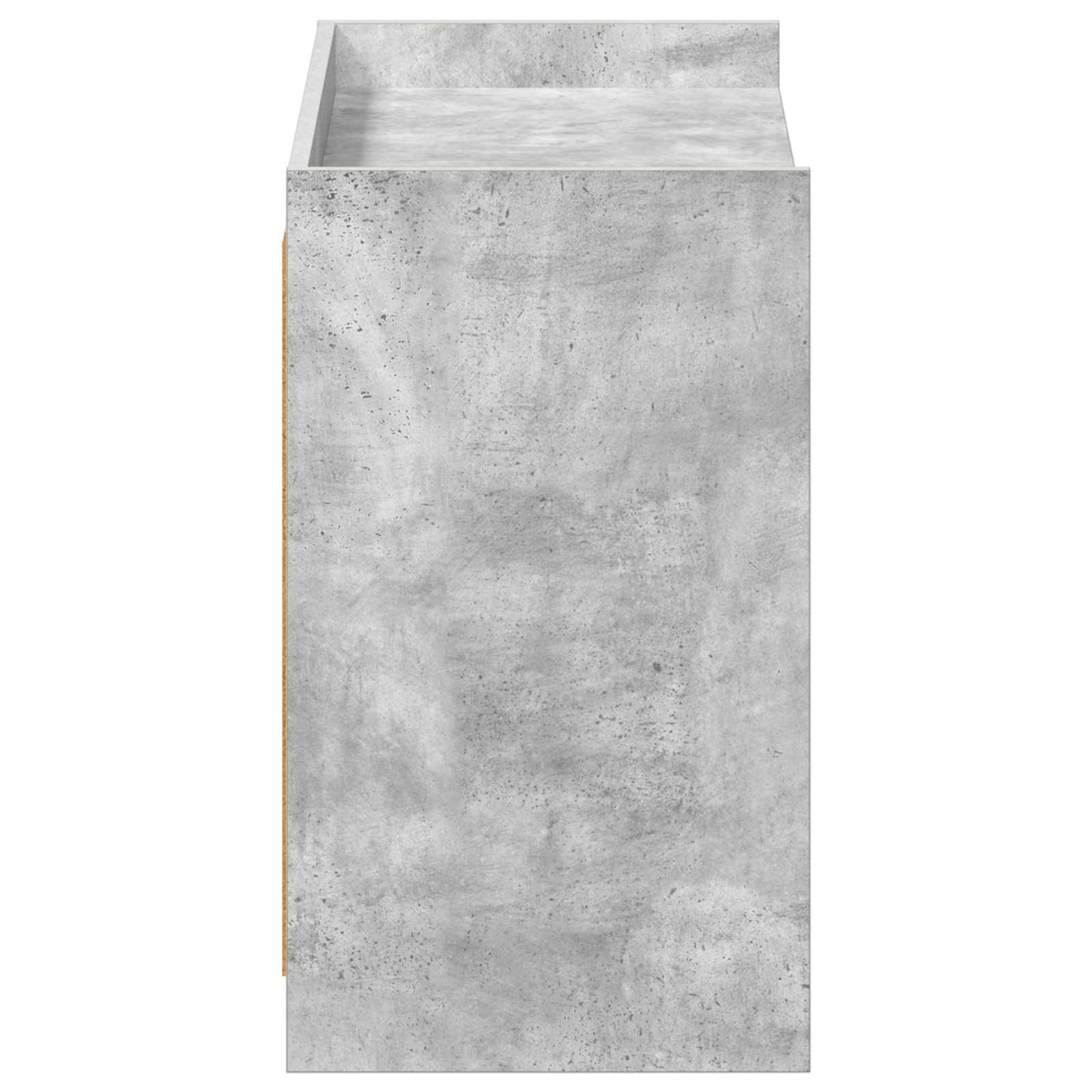 Schoenenkast Betongrijs 85 x 39,5 x 70 cm Bewerkt hout