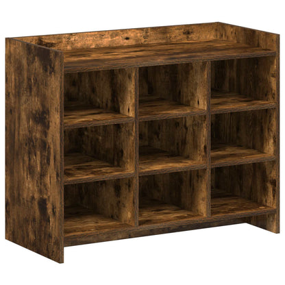 Schoenenkast Gerookt eiken 85 x 39,5 x 70 cm Bewerkt hout