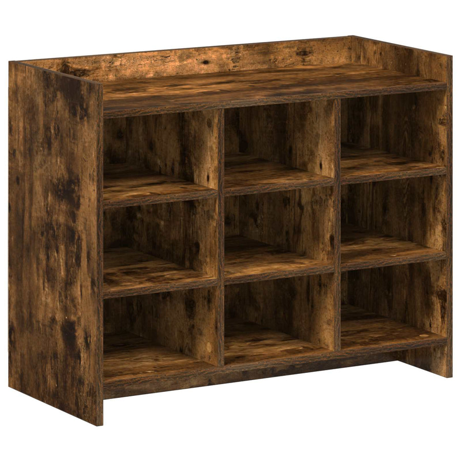 Schoenenkast Gerookt eiken 85 x 39,5 x 70 cm Bewerkt hout