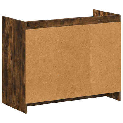 Schoenenkast Gerookt eiken 85 x 39,5 x 70 cm Bewerkt hout
