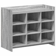 Schoenenkast 85x39,5x70 cm grijs Sonoma bewerkt hout