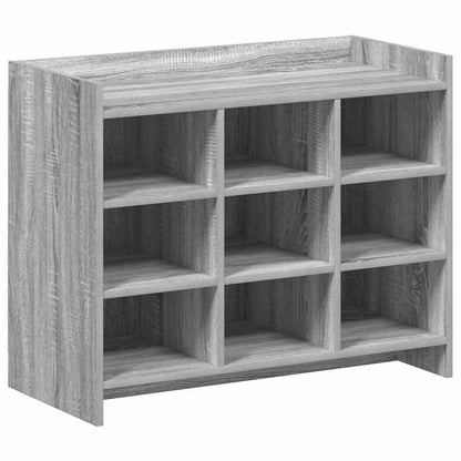 Schoenenkast Grijs Sonoma 85 x 39,5 x 70 cm Bewerkt hout