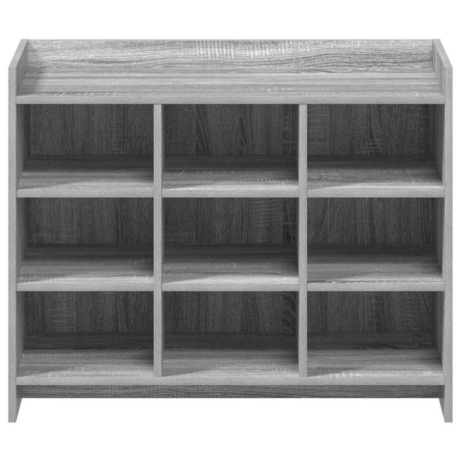 Schoenenkast Grijs Sonoma 85 x 39,5 x 70 cm Bewerkt hout