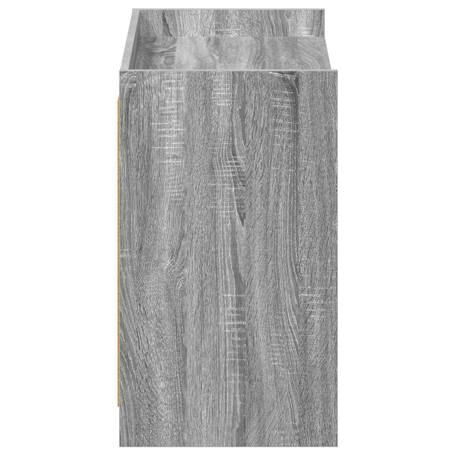 Schoenenkast Grijs Sonoma 85 x 39,5 x 70 cm Bewerkt hout