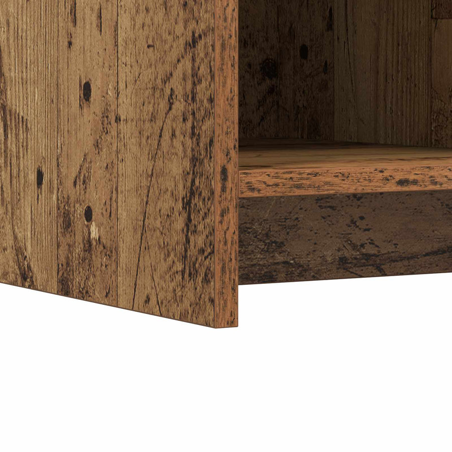 Schoenenkast met opslag Oud hout 85 x 39,5 x 70 cm Bewerkt hout