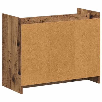Schoenenkast met opslag Oud hout 85 x 39,5 x 70 cm Bewerkt hout
