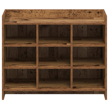 Schoenenkast met opslag Oud hout 85 x 39,5 x 70 cm Bewerkt hout