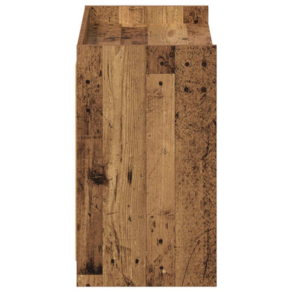 Schoenenkast met opslag Oud hout 85 x 39,5 x 70 cm Bewerkt hout