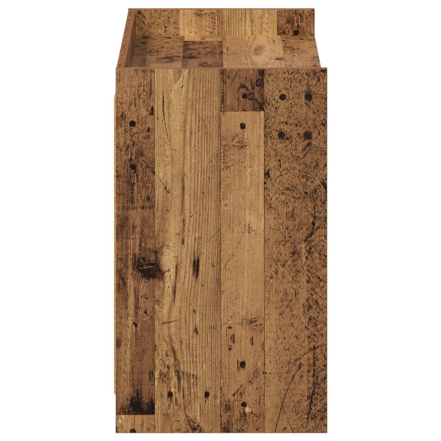 Schoenenkast met opslag Oud hout 85 x 39,5 x 70 cm Bewerkt hout