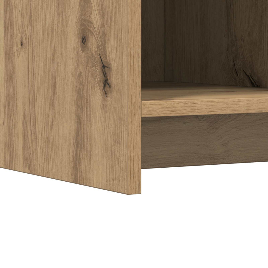 Schoenenkast Artisanaal eiken 85 x 39,5 x 70 cm Bewerkt hout