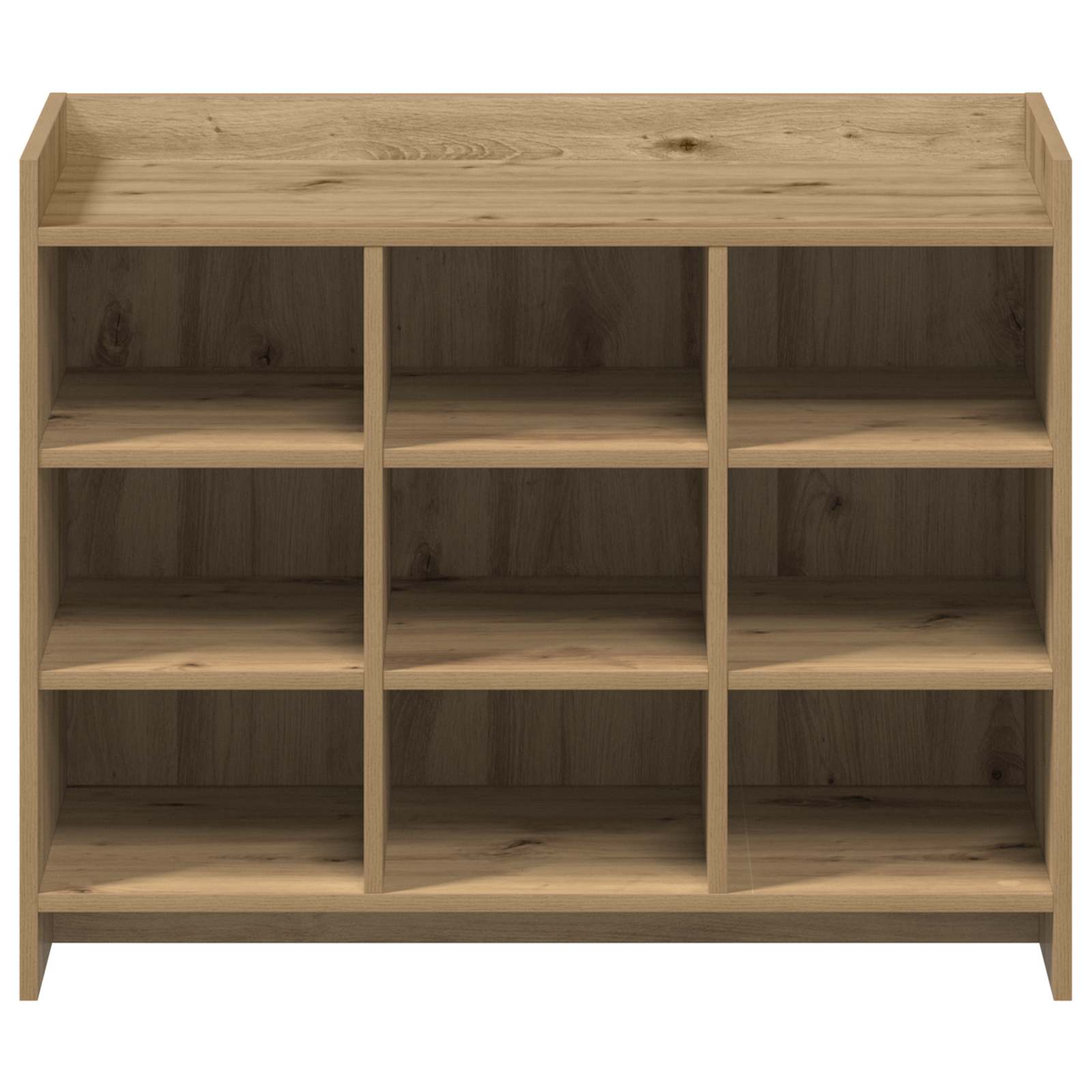 Schoenenkast Artisanaal eiken 85 x 39,5 x 70 cm Bewerkt hout