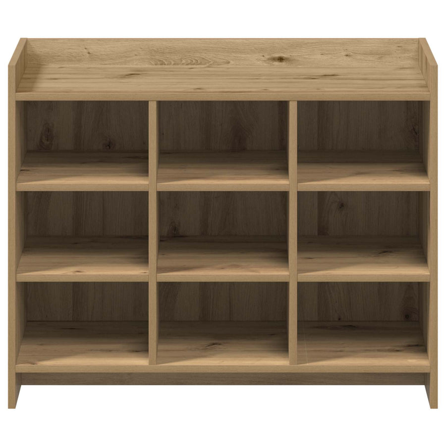 Schoenenkast Artisanaal eiken 85 x 39,5 x 70 cm Bewerkt hout
