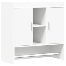 Wandplank Muurmontage Wit 80 x 36 x 80 cm Bewerkt hout