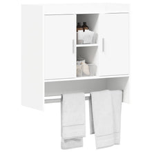 Wandplank Muurmontage Wit 80 x 36 x 80 cm Bewerkt hout
