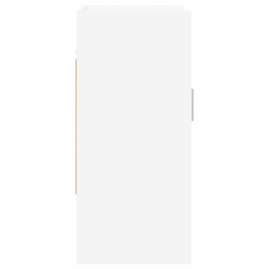 Wandplank Muurmontage Wit 80 x 36 x 80 cm Bewerkt hout