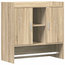 Wandplank Muurmontage Sonoma Eiken 80 x 36 x 80 cm Bewerkt hout