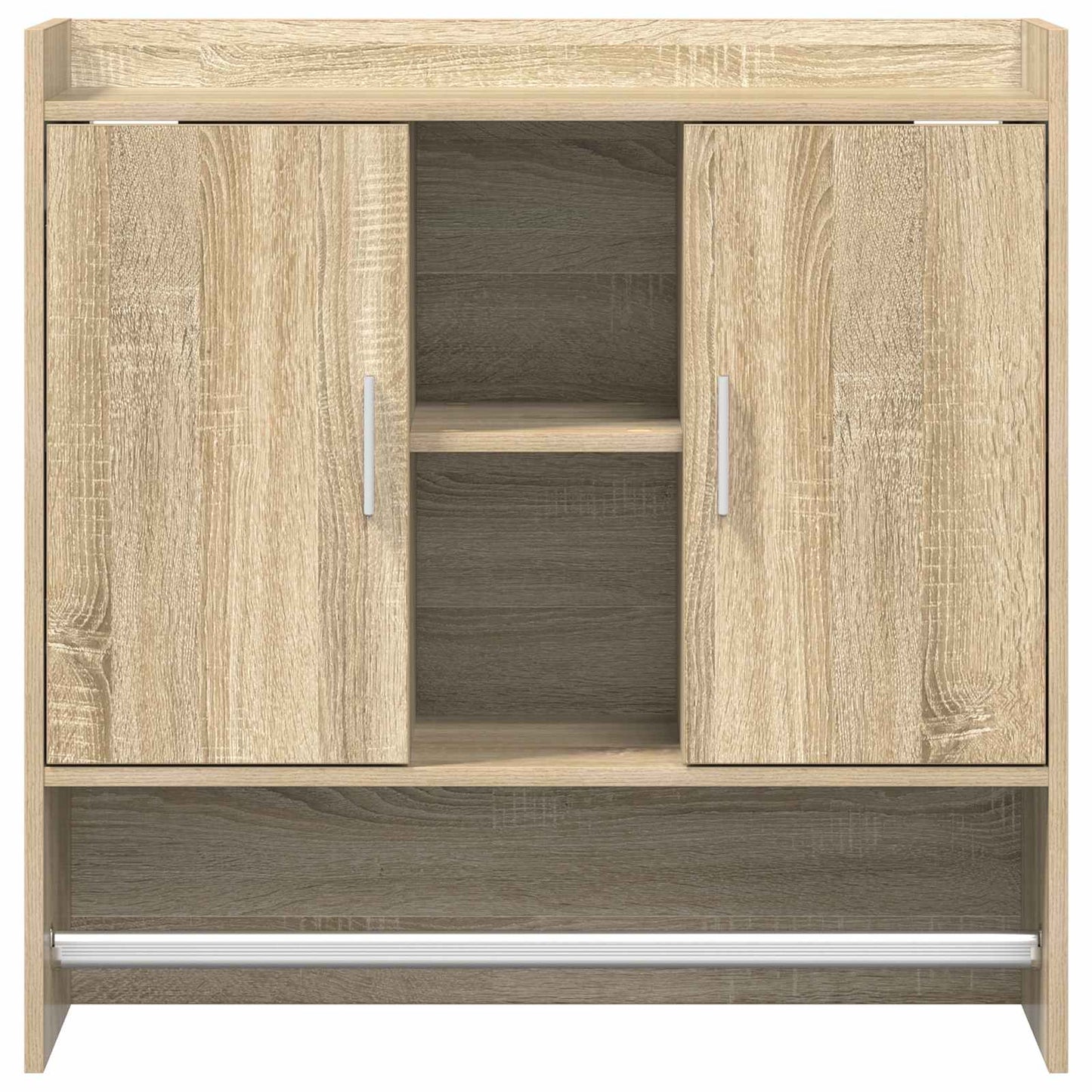 Wandplank Muurmontage Sonoma Eiken 80 x 36 x 80 cm Bewerkt hout