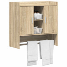Wandplank Muurmontage Sonoma Eiken 80 x 36 x 80 cm Bewerkt hout