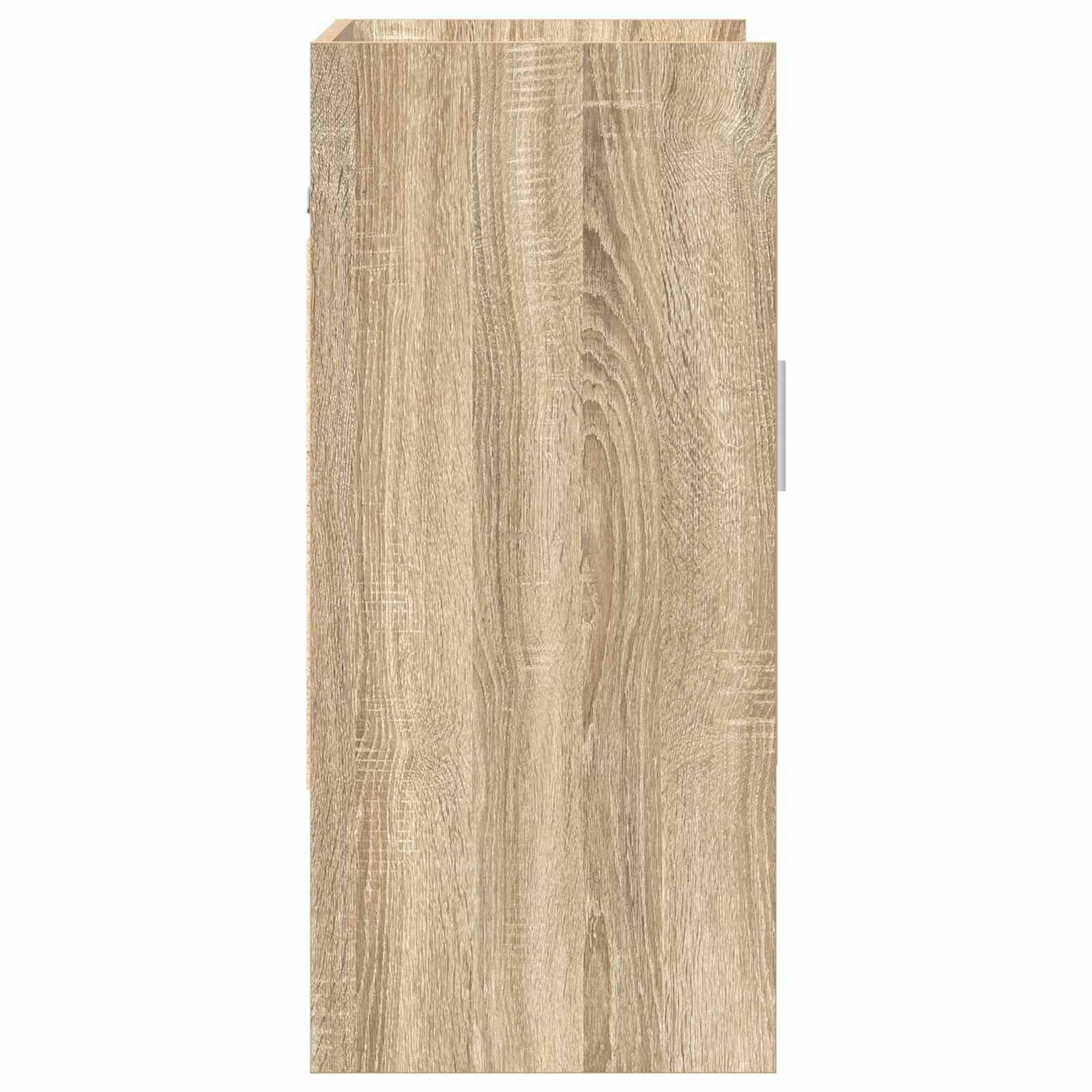 Wandplank Muurmontage Sonoma Eiken 80 x 36 x 80 cm Bewerkt hout