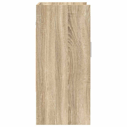 Wandplank Muurmontage Sonoma Eiken 80 x 36 x 80 cm Bewerkt hout