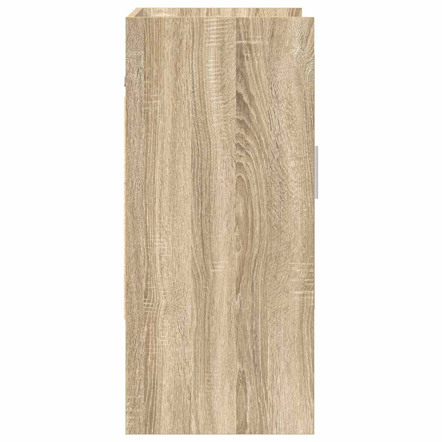 Wandplank Muurmontage Sonoma Eiken 80 x 36 x 80 cm Bewerkt hout