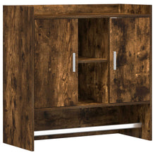 Wandplank Muurmontage Gerookt eiken 80 x 36 x 80 cm