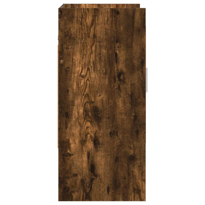 Wandplank Muurmontage Gerookt eiken 80 x 36 x 80 cm