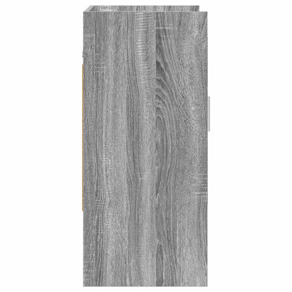 Wandplank Muurmontage Grijs Sonoma 80 x 36 x 80 cm Bewerkt hout