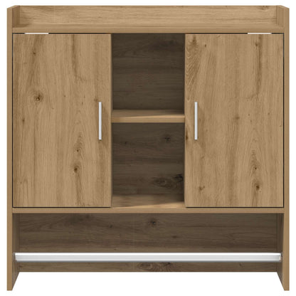 Wandplank Muurmontage Artisanaal eiken 80 x 36 x 80 cm