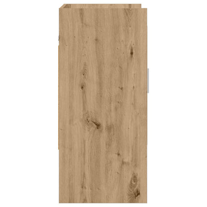 Wandplank Muurmontage Artisanaal eiken 80 x 36 x 80 cm