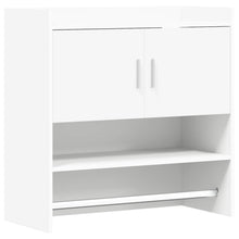 Wandplank Muurmontage Wit 80 x 36 x 80 cm Bewerkt hout