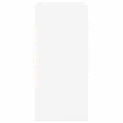 Wandplank Muurmontage Wit 80 x 36 x 80 cm Bewerkt hout