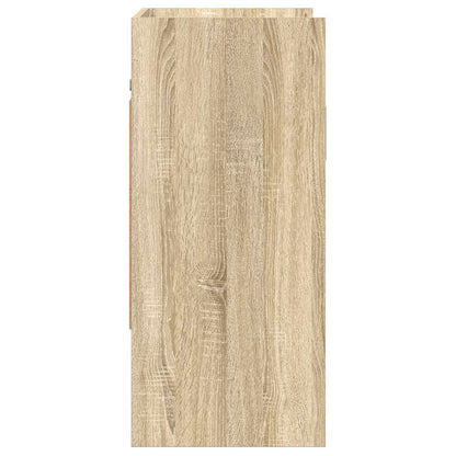 Wandplank Muurmontage Sonoma Eiken 80 x 36 x 80 cm Bewerkt hout