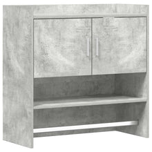 Wandplank Muurmontage Betongrijs 80 x 36 x 80 cm Bewerkt hout