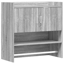 Wandplank Muurmontage Grijs Sonoma 80 x 36 x 80 cm Bewerkt hout