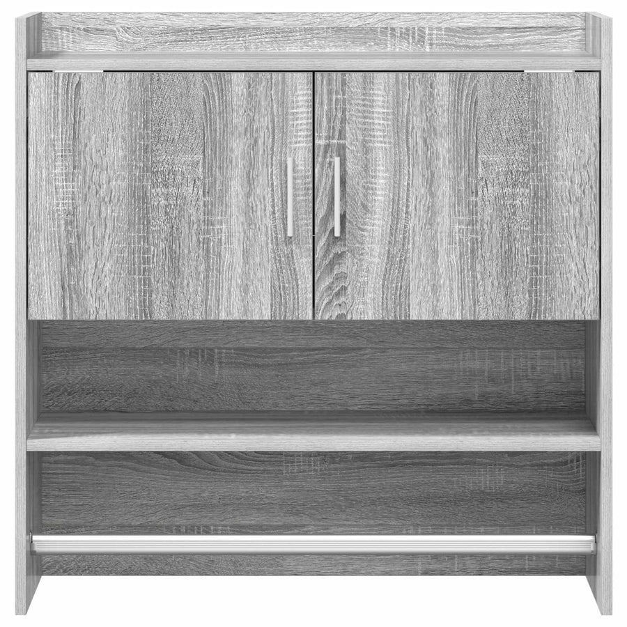 Wandplank Muurmontage Grijs Sonoma 80 x 36 x 80 cm Bewerkt hout